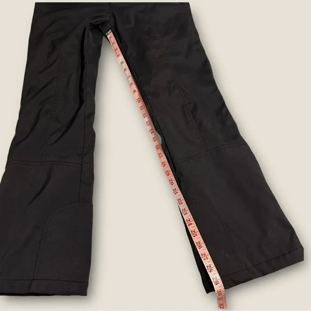 Marker Black Insulated Snow Ski Board Pants Size Small with belt.